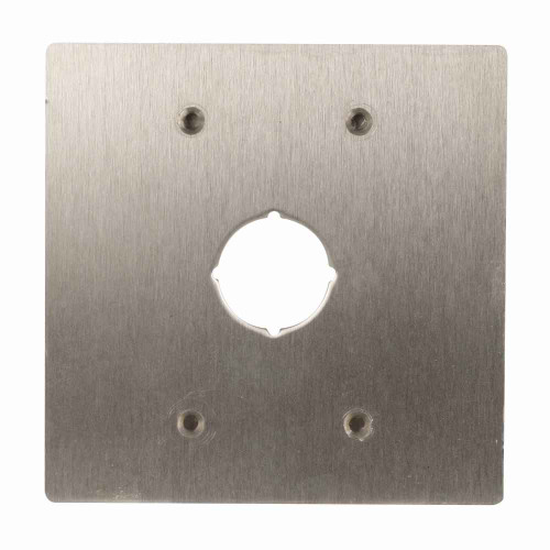 Eaton 10250TS1 10250T pushbutton enclosure cover, 10250T series, Pushbutton Enclosure Cover, Stainless steel, Flush mount and plate, NEMA 1, single element
