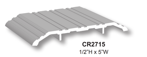 Cal-Royal CR2715 Saddle Thresholds, 1/2" H x 5"W, CR 2000 Series