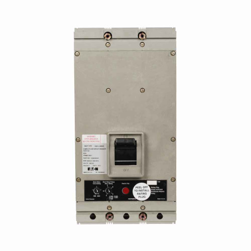 Eaton 1241C32G13 Navy and Marine complete molded case circuit breaker, AQB-LL400QS, Electronic LI trip type, Three-pole, 500 V, 100 kAIC, Naval, 1A-1B, 450 V with left pigtail, Rear, 60 Hz, 6300A instantaneous Eaton 1241C32G13 Navy and Marine complete molded case circuit breaker, AQB-LL400QS, Electronic LI trip type, Three-pole, 500 V, 100 kAIC, Naval, 1A-1B, 450 V with left pigtail, Rear, 60 Hz, 6300A instantaneous