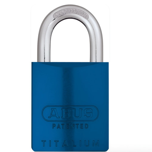 ABUS ABUS 83AL/45HB75 Aluminum Padlock, 8" Shackle dia., 47" Width ABUS-83AL/45HB75