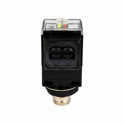 Eaton 1250E-6503 Enhanced 50 Series Photoelectric Sensor, Sensor distance: 200 Ft., Iso SS Relay, 300 mA at 240 Vac/Vdc, 4 Pin Mini Connector, 12–240 Vdc 24–240 Vac input, Reverse polarity, short circuit and overload, Thu-Beam