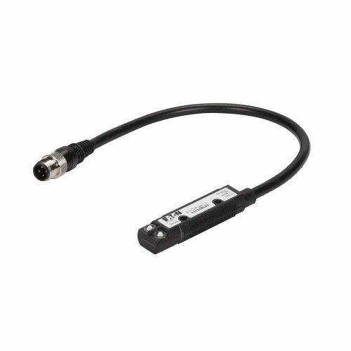 Eaton 13150RL07 OEM Prism 18mm tubular photoelectric sensor, Right Angle, Sensor distance: 8 In, Iso SS Relay, 80 mA at 132 Vac/110 mA at 132Vdc, 4 Pin M12 Connector, 10-30 Vdc input, Current Limited for loads >32V AC/DC, Diffuse Reflective