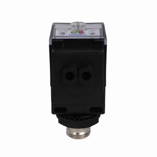 Eaton 1550E-8503 Photoelectric Sensor, Fiber Optic, Forward Viewing, Fiber optic, Output (green), power (yellow), alignment (red), Mini, 300 mA at 240 Vac/dc, 4 pin, Time delayed, SPNO SSR, 24-240 Vac, 12-240 Vdc