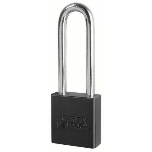 American Lock A1207 (A1207KD) Rekeyable Padlock with Boron Shackle 1-3/4in (44mm) Wide Solid Aluminum, Keyed Different Master Lock