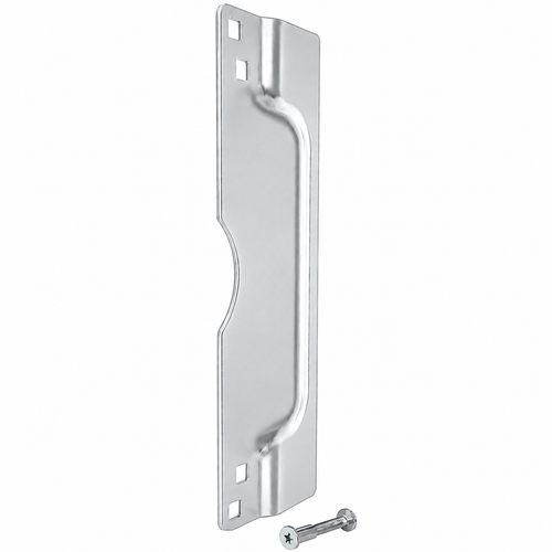 Don-Jo 9211 EBF Latch Protector for Outswing Doors, 3" x 11", 12 Gauge Steel with EBF Special Fasteners