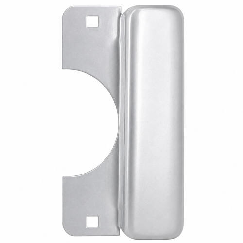 Don-Jo LELP-208-EBF Latch Protector for Electric Strikes and Lever Locks, 3-1/2" x 8" 12-Gauge Steel, Out Swing