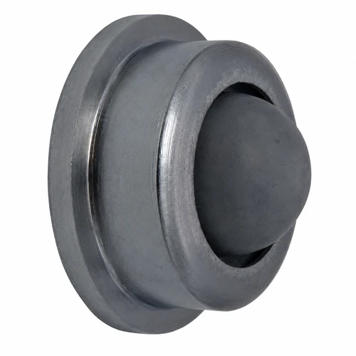 Don-Jo 1400 Wall Bumper Door Stop, 1/2" Projection, 1" Diameter, Brass