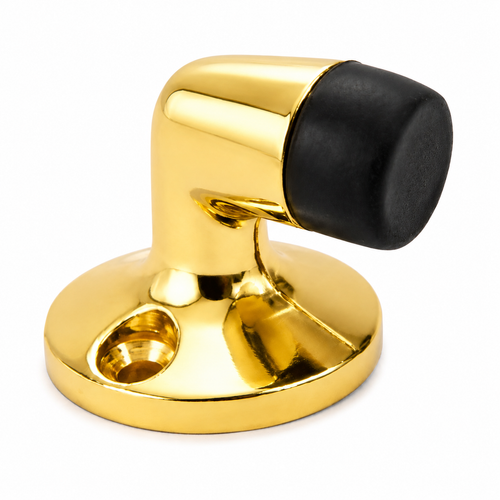 Don-Jo 1430 Floor Stop, Cast Brass, 1-1/4" Base, 1-5/16" Height
