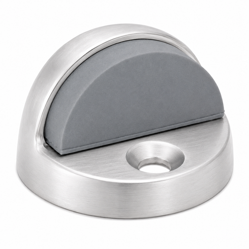 Don-Jo 1442 Floor Stop, Cast Brass, 3/8" x 1-3/4" Base, 1-1/4" Height