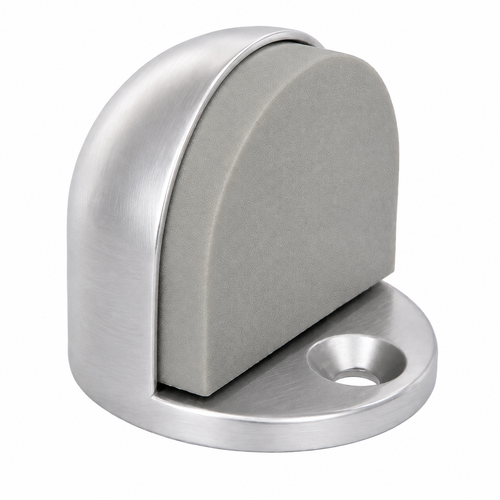 Don-Jo 1447 Floor Stop, Cast Brass, 1/4" x 1-3/4" Base, 1-5/8" Height