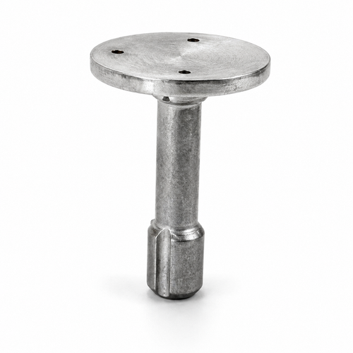 Don-Jo 1449P Floor Door Stop, 2-11/16" Base Dia., 3-3/4" Height, Cast Aluminum, Commercial Grade