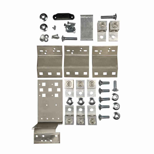 Eaton 3MTB800BLK group metering lug kit, Lug kit, Used with: Three-phase 800A main terminal box, Residential group metering, Wire size: (4) 1/0-300 kcmil or (2) 1/0-750 kcmil