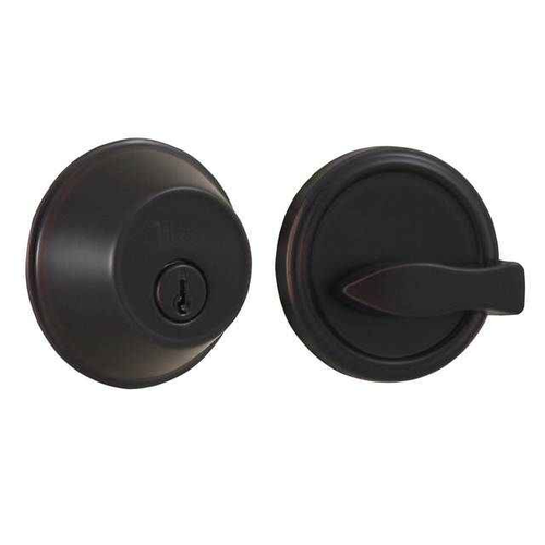 Weslock 0371 Single Cylinder Deadbolt with Adjustable Latch and Deadbolt Strikes