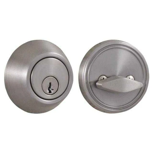 Weslock 0271 Single Cylinder Deadbolt with Adjustable Latch and Deadbolt Strike
