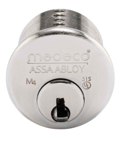 Medeco Medeco Original Mortise Cylinder 5-Pinned, 1", Compatible with Standard Yale and Adams Rite MED-100100