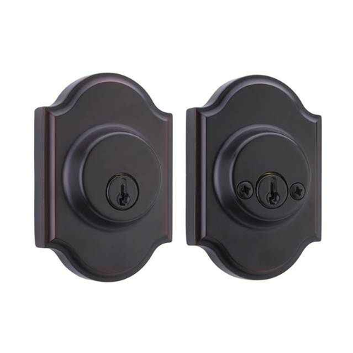Weslock 1772 Premiere Double Cylinder Deadbolt with Adjustable Latch and Deadbolt Strike