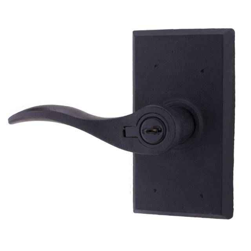Weslock 7340 Carlow Lever Square Keyed Entry Lock with Adjustable Latch and Full Lip Strike