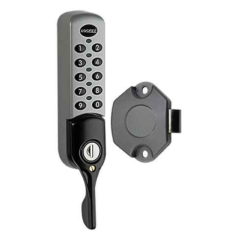 Lockey EC782 Digital Electronic Cabinet Lock with ADA Lever Handle and 80,000 Cycle Battery Life