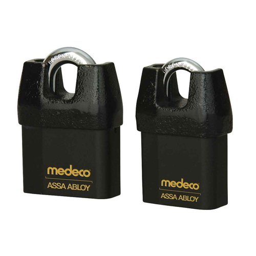 Medeco 5400 Indoor/Outdoor High Security Padlock with 5/16" Boron Alloy Steel Shackle SFIC