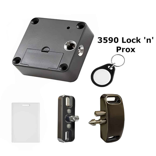 RCI 3590 Lock N Prox Battery Powered Electronic Lock with Built-in Proximity Reader