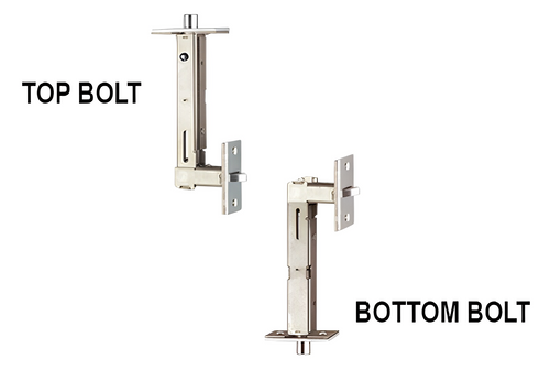 Cal-Royal UNIFB820 Metal and Wood Door Universal Flush Bolts