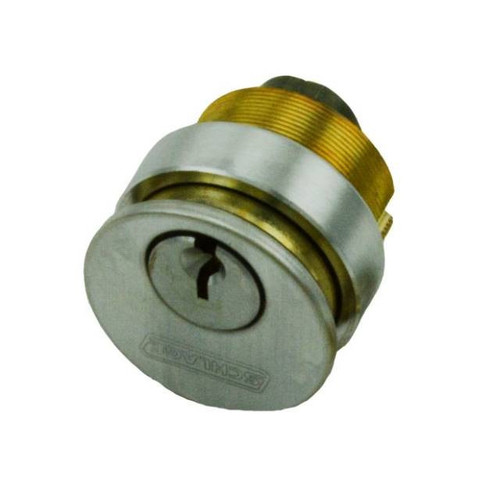 Schlage Commercial 20-013 1-1/4" 6-Pin  Mortise Cylinder, Adams Rite Cam, 2 Keys, 3/8 In. Blocking Ring