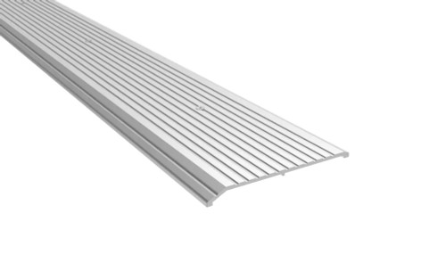 Pemko 158 Series Offset Saddle Threshold - 5-1/2" Width, 1/2" Height, Fire Rated Aluminum Construction