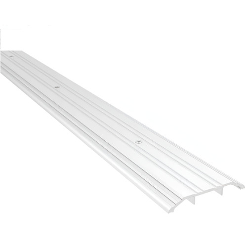 Pemko 170 Series Commercial Flat Saddle Threshold 1/2"; x 4"; Aluminum with Fluted Top
