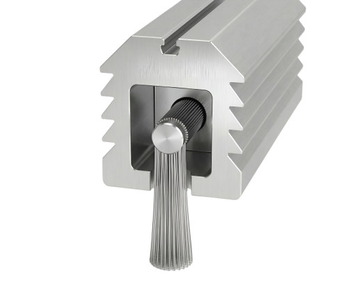 Pemko Pemko 5025 84" Mortise Retainer with 1/4" Brush Insert PMK-5025