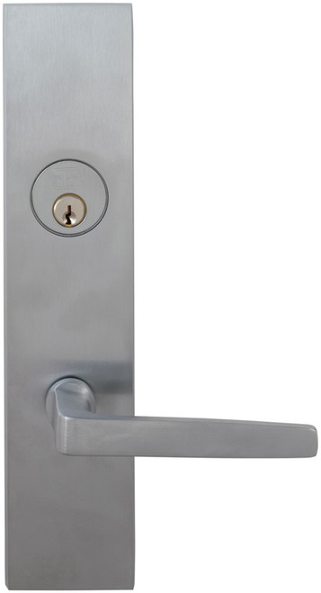 12306 Mortise Lever Lockset With Plates, 10-9/16" Overall, 2-3/8" W, 2-1/2" Projection