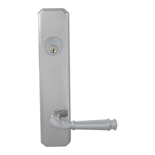 Omnia Omnia D11904 Traditional Deadbolt Lever Lockset With Plates, 10-5/8" Overall, 2-3/8" W, 2-5/8" Projection, 5-1/2" Center to Center OMN-D11904