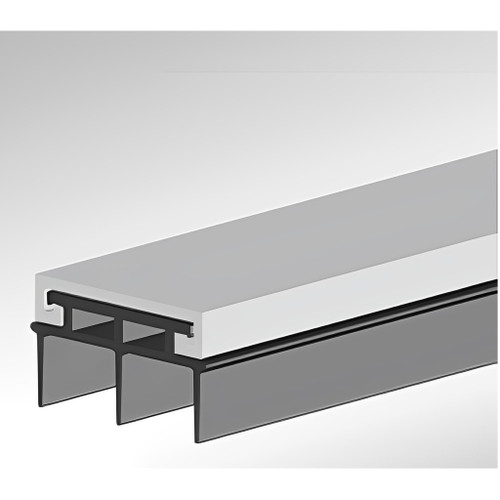 Cal-Royal Cal-Royal DS-414 Aluminum Door Shoe with Vinyl Insert CAL-DS-414