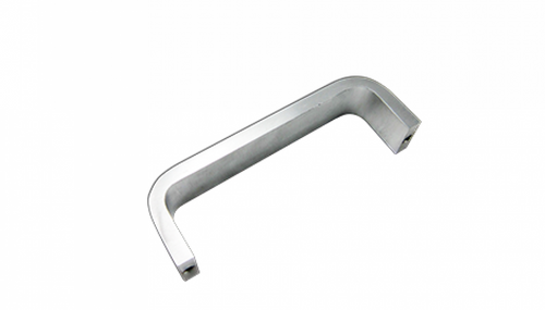 Cal-Royal PUL209 Solid Bar Pull Handle, 3/8" x 1-1/4", 2" Projection, 6" CTC