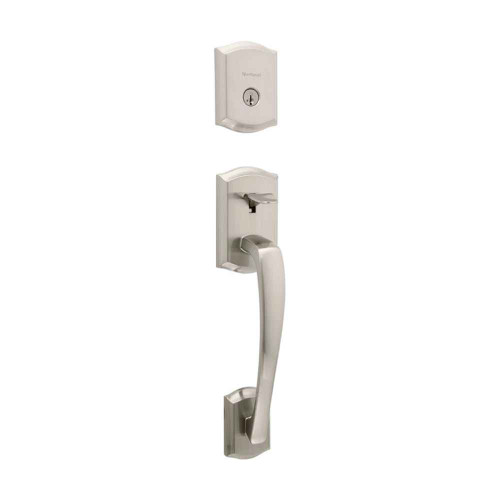 Kwikset Kwikset 818PTH SMT Prescott Single Cylinder Handleset With Smartkey Exterior Only KWI-818PTH-S