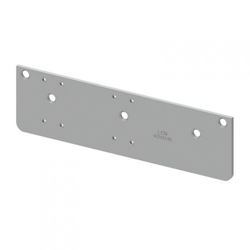LCN 4040XP-18 Drop Plate for Regular Arm Door Closer Installation in 689 Aluminum Finish