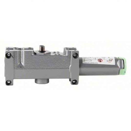 LCN 4111-3071 Cast Iron Cylinder Assembly – 689 Aluminum Finish, side view