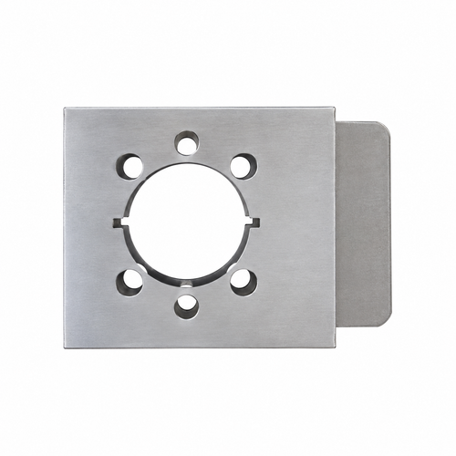 Keedex K-BXRHO-2W 2 in Wide Weldable Gate Box for Schlage Rhodes and Many Other Lever Sets With 2 3/4 Inch Backset