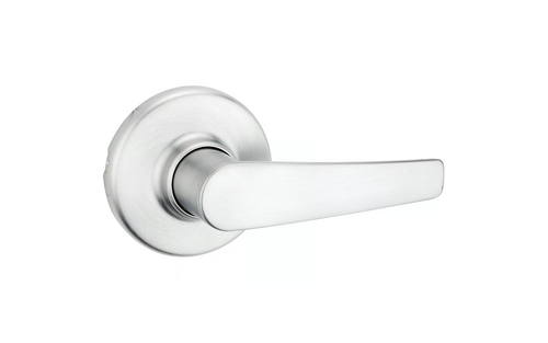 Kwikset 200DL Delta Lever Passage Door Lock, Interior Hall/Closet, Grade 3, Reversible, Adjustable 6AL Latch & RCS Strike
