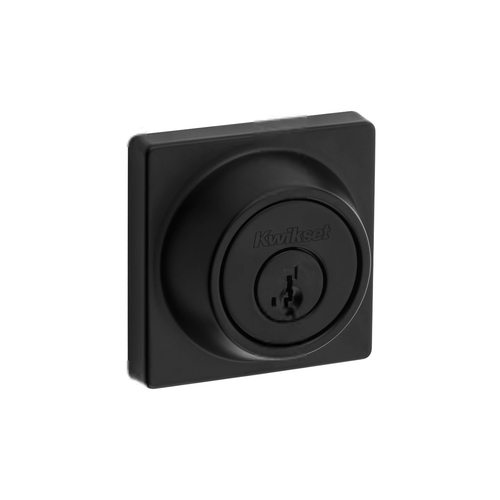 Kwikset 660SQT-S.FD.DS.LK.23155 20 Min UL Rated Single Cylinder Deadbolt SmartKey with RCALFD Latch and Dual RCS and 5303 Full Lip Strike Key Coded