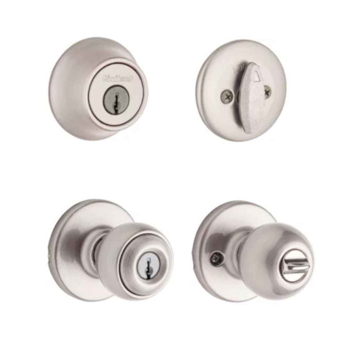 Kwikset Kwikset 690P Combo Packs Single Cylinder Deadbolt and Polo Knob Keyed Entry KWI-690P Kwikset Kwikset 690P Combo Packs Single Cylinder Deadbolt and Polo Knob Keyed Entry KWI-690P