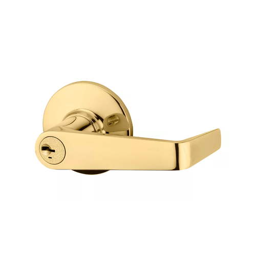 Kwikset KWI-756KNL-S Kingston Lever Light Commercial Keyed Entry Door Lock SmartKey with RCAL Latch and RCS Strike