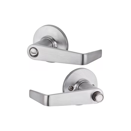 Kwikset 408CNL Carson Lever Privacy Door Lock, Light Commercial, Grade 2, Reversible, RCAL Latch & RCS 3031 Strike