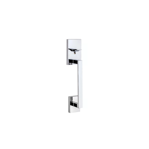 Kwikset KWI-815SCEXHFLSQT Passage San Clemente Handleset with Halifax Lever with Square Rose Interior Trim No Deadbolt with 6AL Latch and RCS Strike