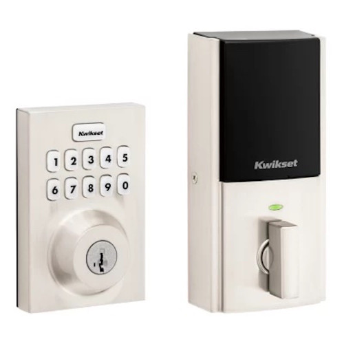 Kwikset HC620CNTZW700 HomeConnect (Z-Wave) Keypad Electronic Lock with Smartkey Contemporary Style