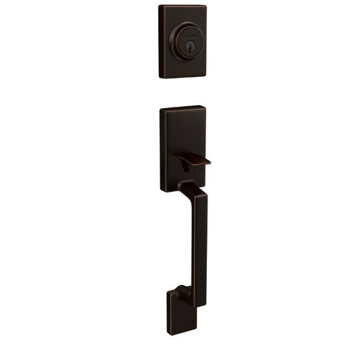 Schlage Residential JH58 Single Cylinder Outside Active Sutton Handleset C Keyway