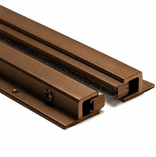 NGP NGP 140PDKB (SET) Spring Loaded Pile Astragal, 84" Dark Bronze NGP-140PDKB 84 SET