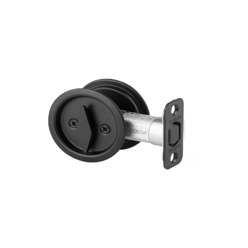 Kwikset 335 (Round) Privacy Pocket Door Lock – Round Design, Secure Interior Hardware