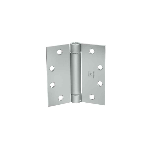 McKinney 1502 Spring Hinge, Square Corner Full Mortise Standard Weight, 4-1/2" by 4-1/2"
