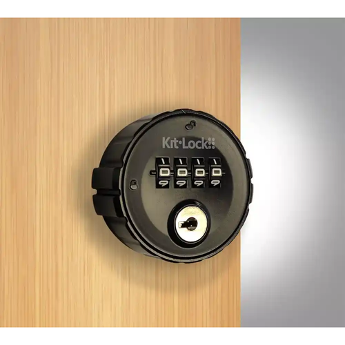 Codelocks KL10 KitLock Mechanical Combination Lock, Black Finish