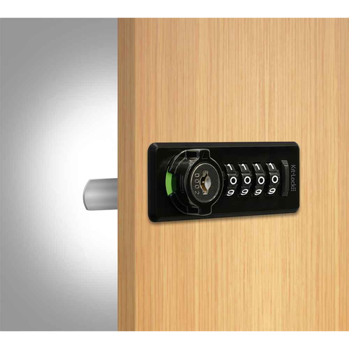 Codelocks KL20 KitLock Mechanical Combination Lock, Black Finish